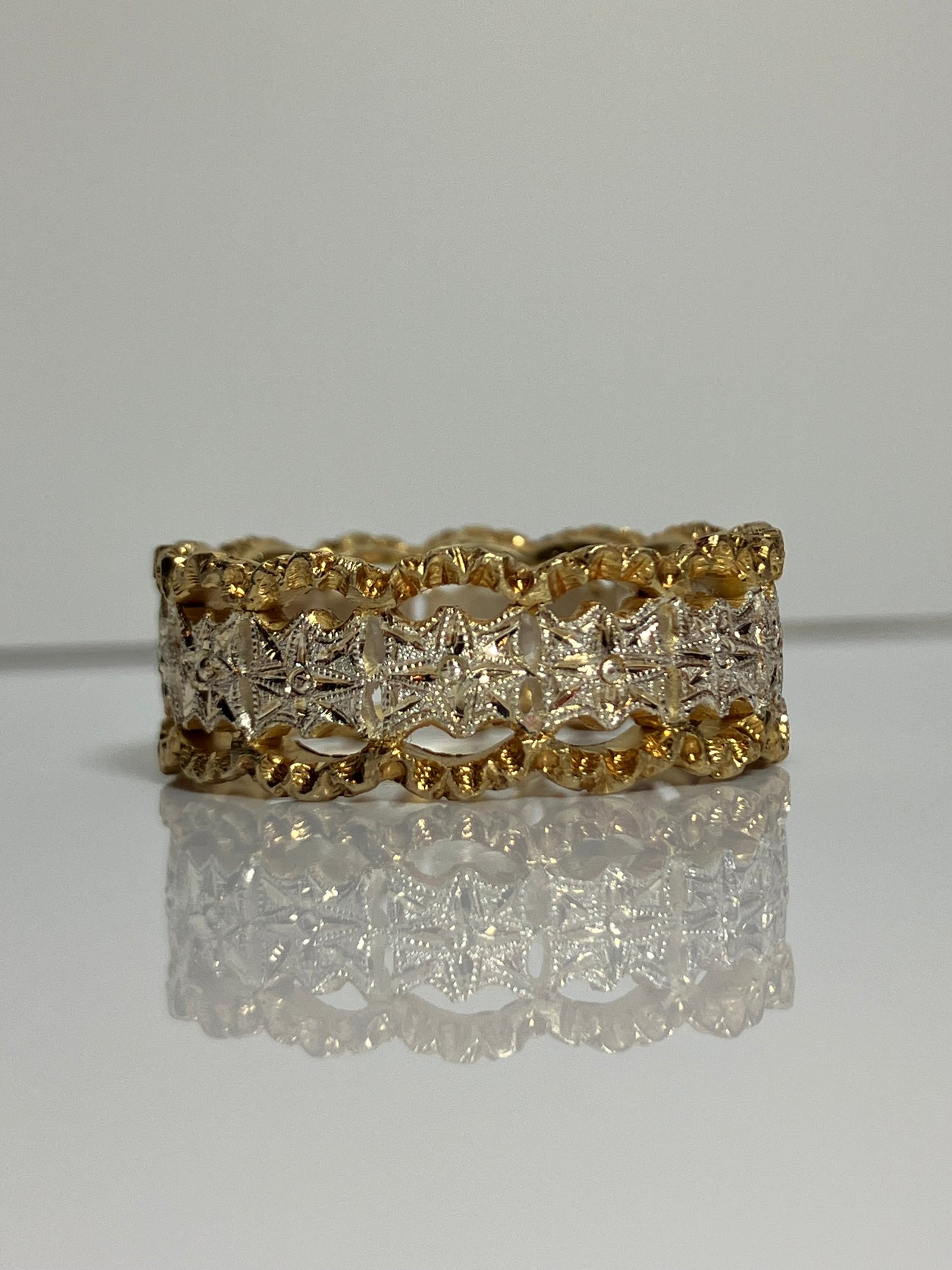 Betty  silver   gold plated ring
