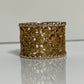 Robin  silver  gold  plated ring