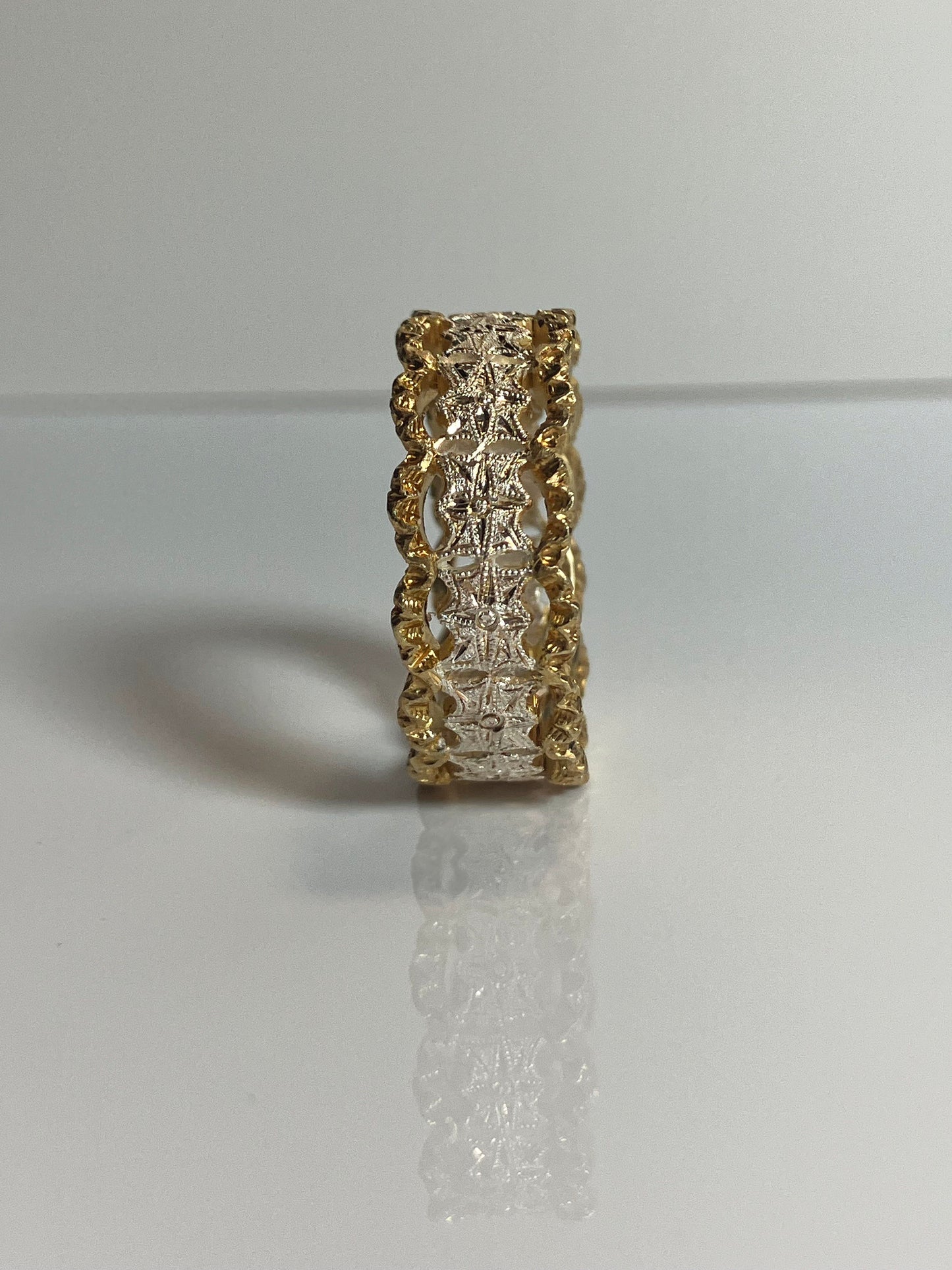 Betty  silver   gold plated ring