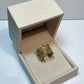 Robin  silver  gold  plated ring