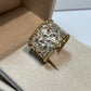 Robin silver gold plated  ring