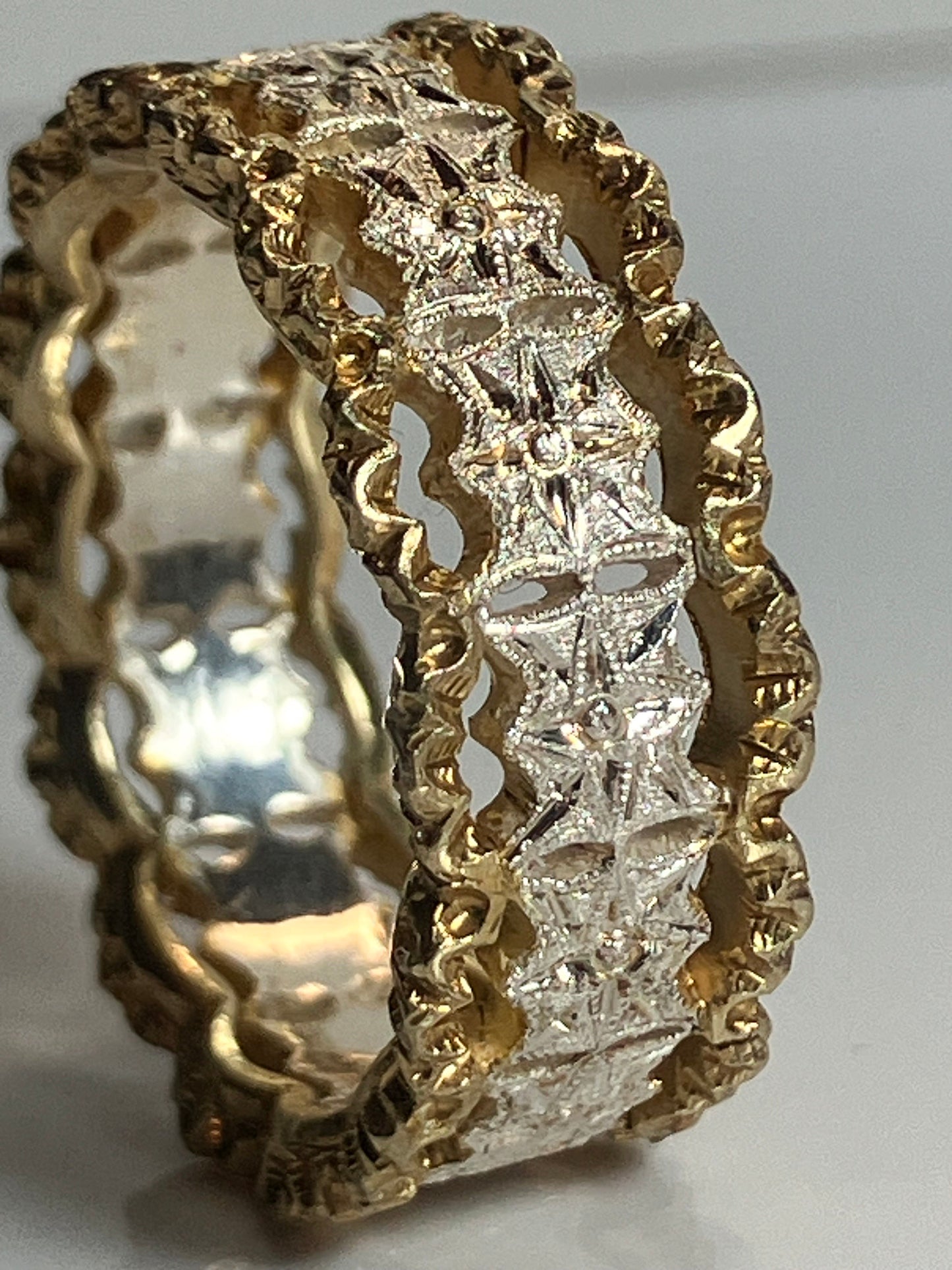Betty  silver   gold plated ring