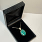 Cabachon collections silver pendant