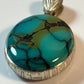 Cabachon colection  turquise    silver pedant
